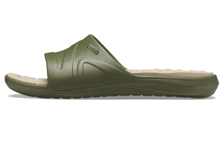 Crocs Reviva Slides 'Olive Green' 205546-3TQ