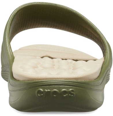 Crocs Reviva Slides 'Olive Green' 205546-3TQ Details for Crocs Reviva Slides 'Olive Green' 205546-3TQ