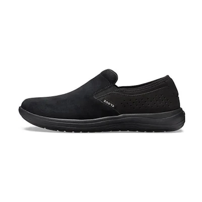 Crocs Reviva Suede Slip-on 'Black'