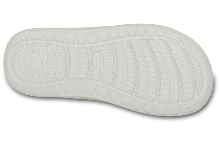 Sizing Crocs Reviva Stylish Upper Round Toe Flip Flops 'White Yellow' 205545-1CC