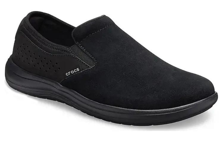 Lookbook Crocs Reviva Suede Mocassin à Enfiler ''Noir'' 205808-060