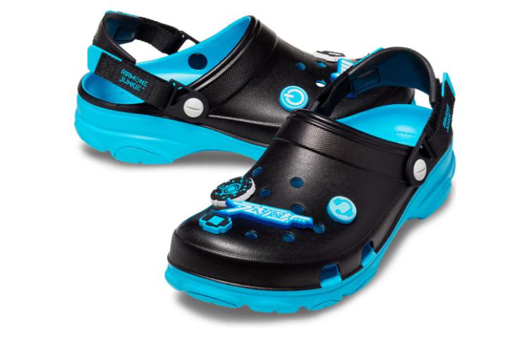 Lookbook Crocs RJ x 全地形洞洞鞋“黑蓝” 208212-001