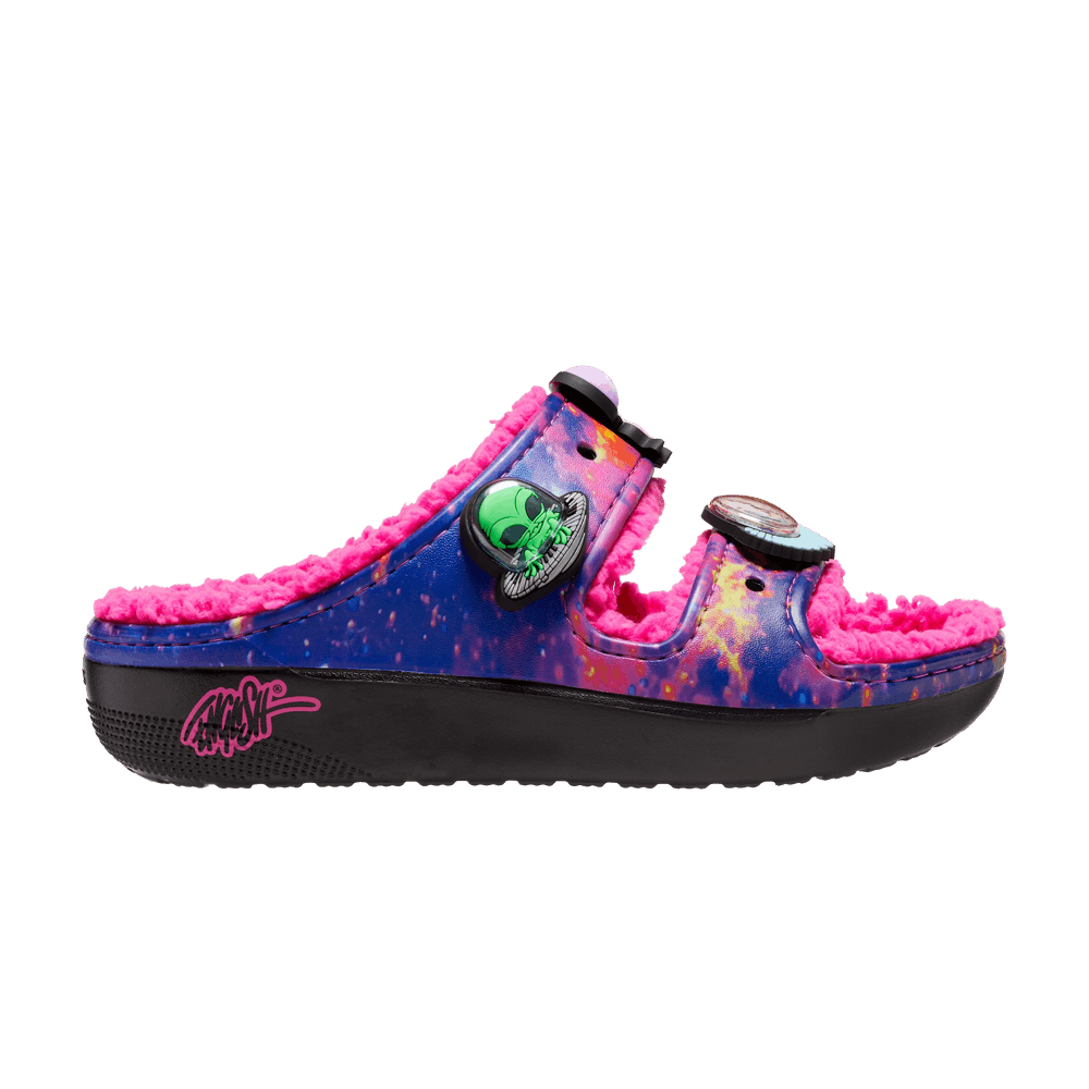 Crocs Ron English x Classic Cozzzy Sandal 'Area 54 - Galaxy' 208136-988