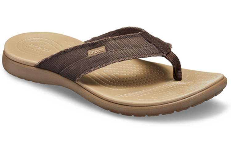 Lookbook Crocs Santa Cruz 'Brown Casual Flip-Flop' 205612-22Y