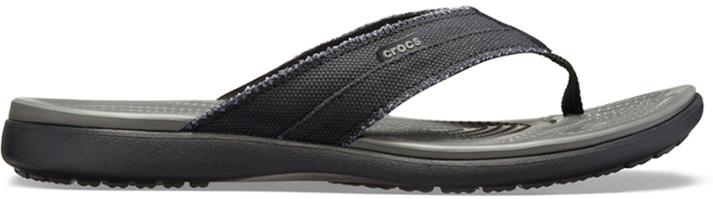 Chanclas Crocs Santa Cruz Lona 'Negro Pizarra Gris'. 205612-0DD Order Chanclas Crocs Santa Cruz Lona 'Negro Pizarra Gris'. 205612-0DD
