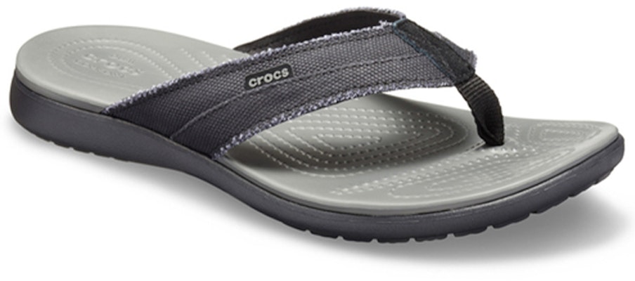 Chanclas Crocs Santa Cruz Lona 'Negro Pizarra Gris'. 205612-0DD Lookbook Chanclas Crocs Santa Cruz Lona 'Negro Pizarra Gris'. 205612-0DD