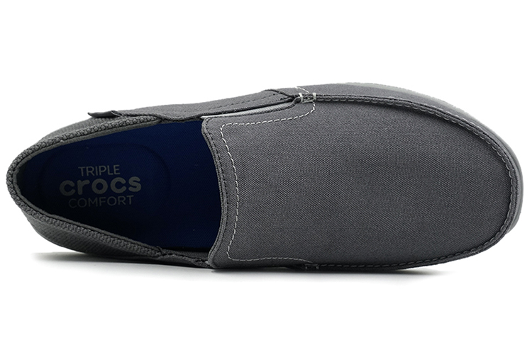 Lookbook クロックス サンタクルーズ スリップオン ローファー (グレー) 204834-0DT