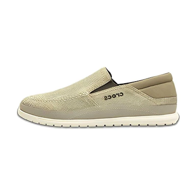 Crocs Santa Cruz Playa Slip-On Shoes 'Khaki Stucco'