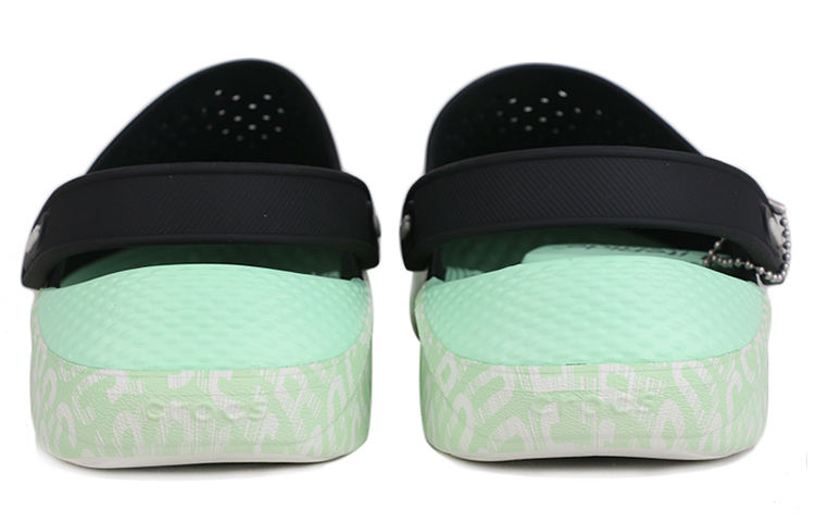 Lookbook Sandal Crocs Olahraga 'Hitam Hijau' 206409-0I7