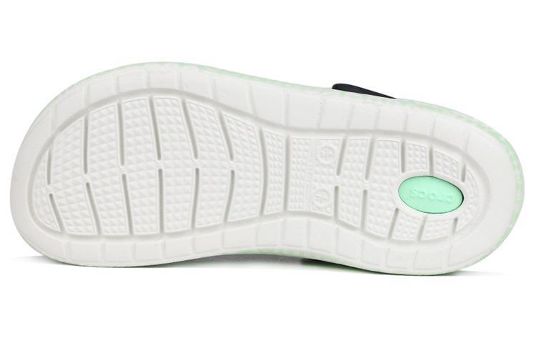 Shop Sandal Crocs Olahraga 'Hitam Hijau' 206409-0I7