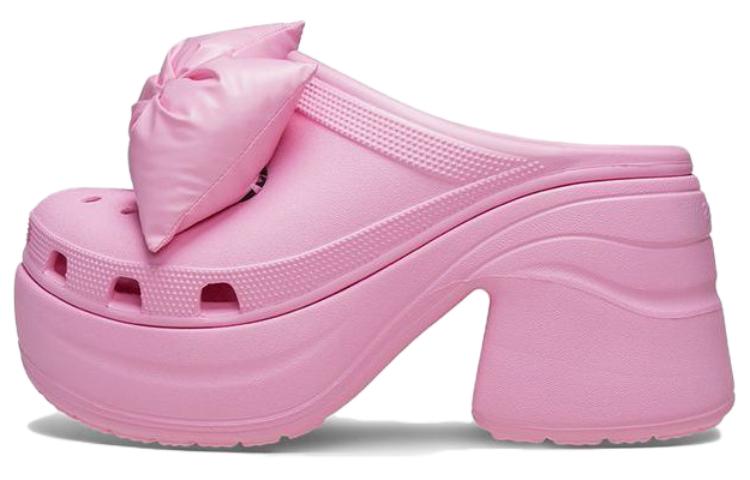 Crocs Siren Bow Clog Pink Tweed 210000-6WY