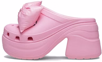 Crocs Siren Bow Clog Pink Tweed 210000-6WY Crocs Siren Bow Clog Pink Tweed 210000-6WY