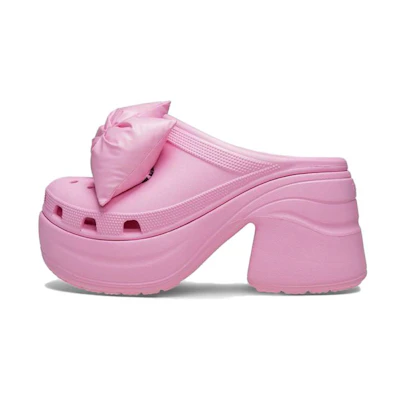Crocs Siren Bow Clog Pink Tweed