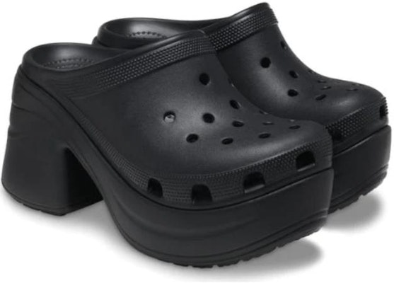 Crocs 塞壬经典拖鞋 黑色 208547-001 Shop Crocs 塞壬经典拖鞋 黑色 208547-001