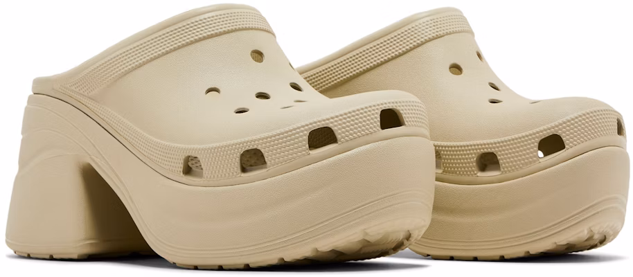 Crocs卡駱馳 Siren Clog 透氣柔軟舒適 洞洞鞋 男女同款 乳白色 Cheap Crocs卡駱馳 Siren Clog 透氣柔軟舒適 洞洞鞋 男女同款 乳白色