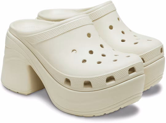 Crocs卡駱馳 Siren Clog 透氣柔軟舒適 洞洞鞋 男女同款 乳白色 Order Crocs卡駱馳 Siren Clog 透氣柔軟舒適 洞洞鞋 男女同款 乳白色