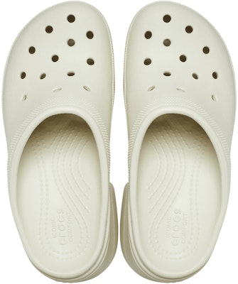 Crocs卡駱馳 Siren Clog 透氣柔軟舒適 洞洞鞋 男女同款 乳白色 Lookbook Crocs卡駱馳 Siren Clog 透氣柔軟舒適 洞洞鞋 男女同款 乳白色