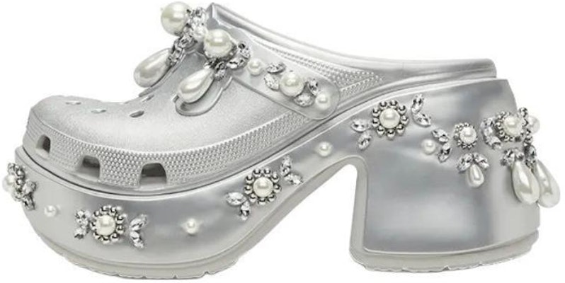 Crocs Siren Clog Simone Rocha Spiked Silver 210646-041 Buy Crocs Siren Clog Simone Rocha Spiked Silver 210646-041