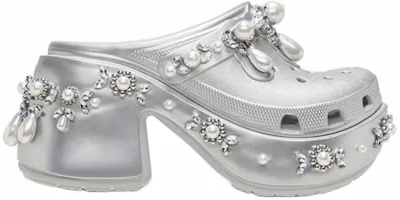 Order Crocs Siren Clog Simone Rocha 銀色尖刺款 210646-041