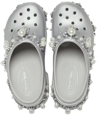 Crocs Siren Clog Simone Rocha Spiked Silver 210646-041 Order Crocs Siren Clog Simone Rocha Spiked Silver 210646-041