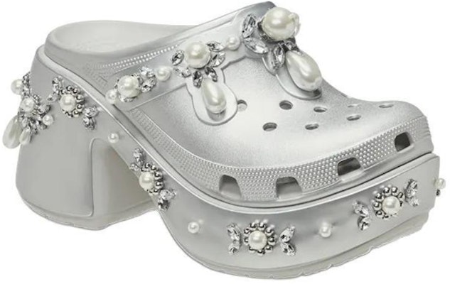 Crocs Siren Clog Simone Rocha Spiked Silver 210646-041 Lookbook Crocs Siren Clog Simone Rocha Spiked Silver 210646-041