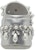 Crocs Siren Clog Simone Rocha Spiked Silver 210646-041