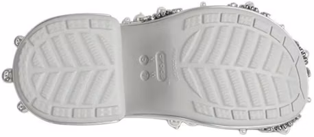 Sizing Crocs Siren Clog Simone Rocha 銀色尖刺款 210646-041