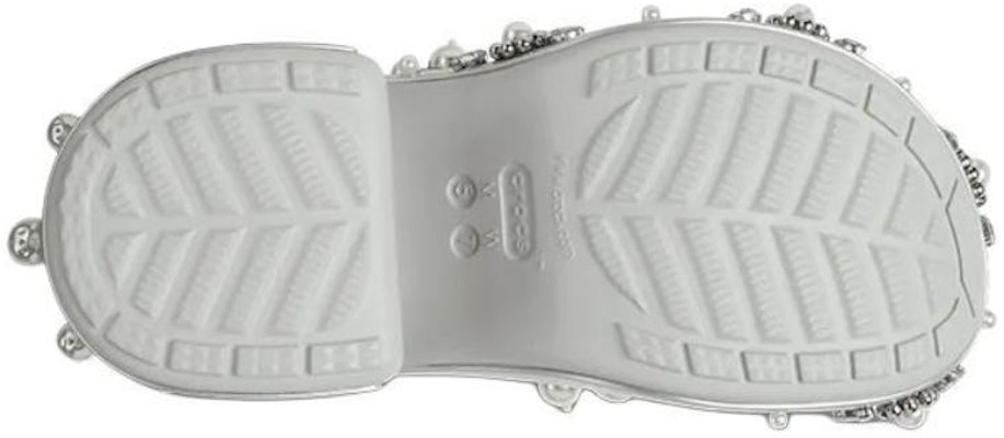 Crocs Siren Clog Simone Rocha Spiked Silver 210646-041 Sizing Crocs Siren Clog Simone Rocha Spiked Silver 210646-041