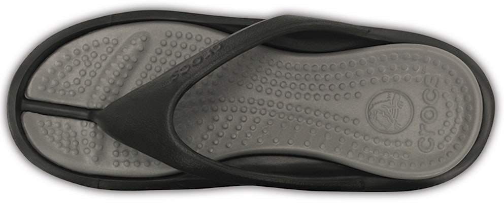 Crocs Soft Sole Cozy Flip-Flops Unisex Hitam Kelabu 10024-05M Lookbook Crocs Soft Sole Cozy Flip-Flops Unisex Hitam Kelabu 10024-05M