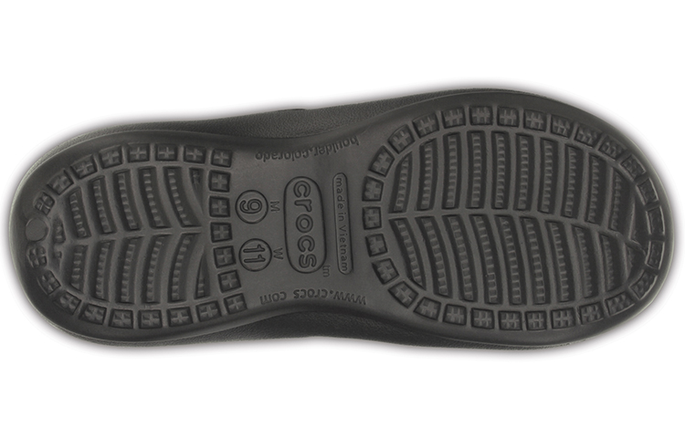 Sizing Crocs柔软底舒适人字拖 男女款 黑灰色 10024-05M