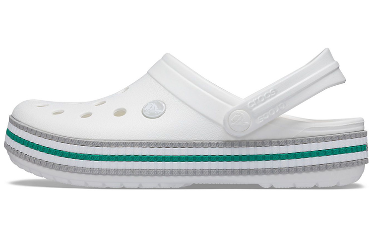 Crocs Sports Fashion Beach White Sandals 206829-100