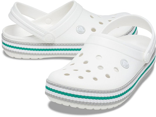 Crocs Sports Fashion Beach White Sandals 206829-100 Shop Crocs Sports Fashion Beach White Sandals 206829-100