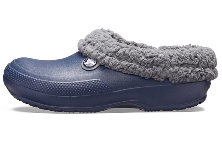 Crocs Stay Warm Cozy Wear-Resistant Sports Unisex Blue Sandals 204563-4HE