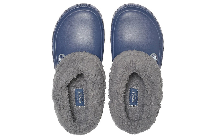 Purchase Crocs Stay Warm Cozy Wear-Resistant Sports Unisex Blue Sandals 204563-4HE
