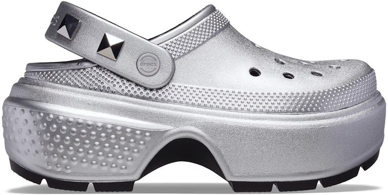crocs-stomp-clog-metallic-silver-210362-040