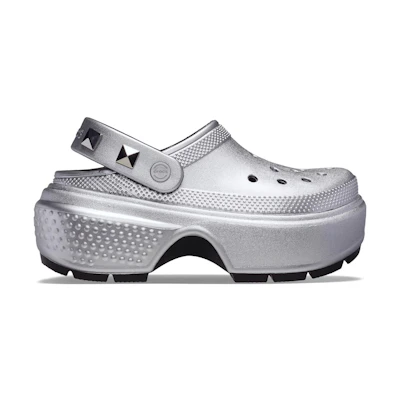 Crocs Stomp Clog Metallic Silver