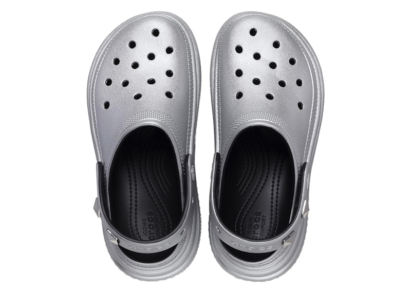Order Crocs Stomp Clog Metallic Silver 210362-040