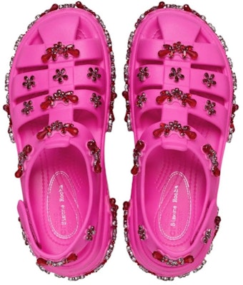 Crocs Stomp Fisherman Clog Simone Rocha Merah Jambu Elektrik 211428-6QQ Lookbook Crocs Stomp Fisherman Clog Simone Rocha Merah Jambu Elektrik 211428-6QQ