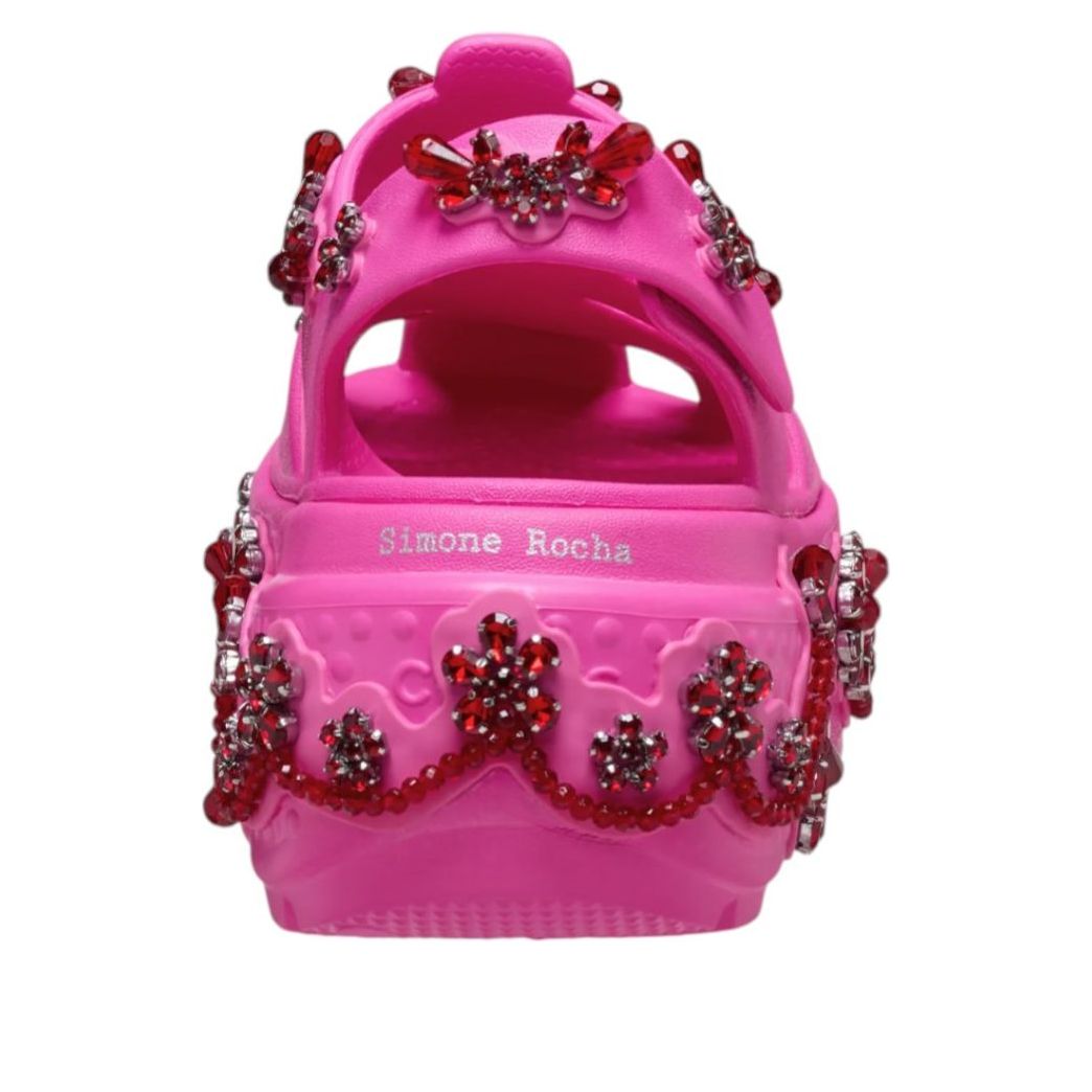 Shop Crocs Stomp Fisherman Clog Simone Rocha Merah Jambu Elektrik 211428-6QQ