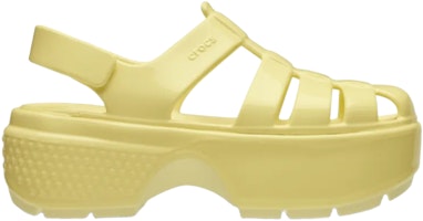 Crocs Stomp Fisherman High Shine Sandal Buttercream 210057-76O Crocs Stomp Fisherman High Shine Sandal Buttercream 210057-76O