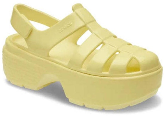 Crocs Stomp Fisherman High Shine Sandal Buttercream Lelaki Wanita. 210057-76O Lookbook Crocs Stomp Fisherman High Shine Sandal Buttercream Lelaki Wanita. 210057-76O