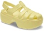 Lookbook Crocs Stomp Fisherman High Shine Sandal Buttercream Lelaki Wanita. 210057-76O