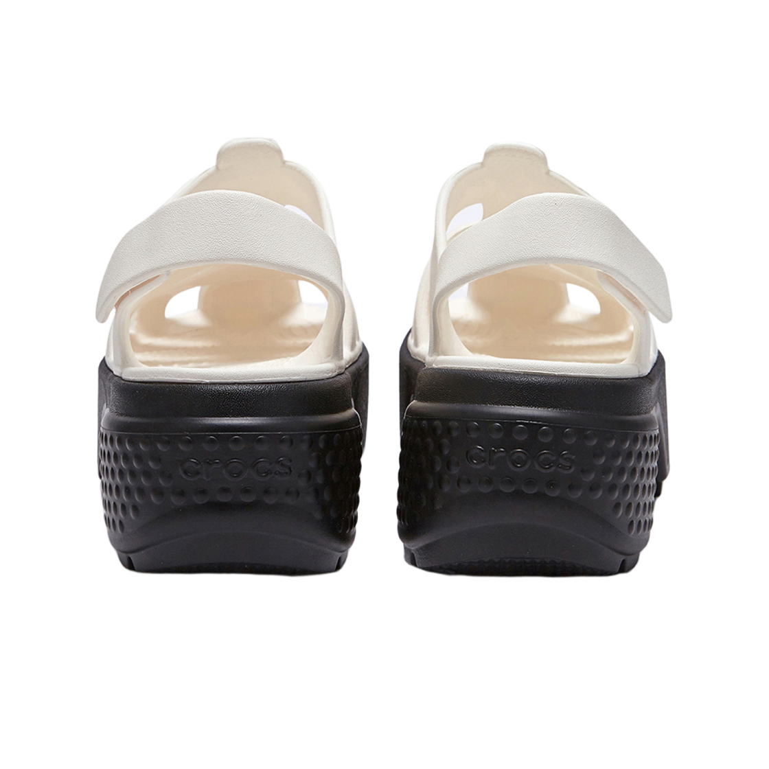 Lookbook Crocs Stomp 漁夫涼鞋 ''粉白色'' 209938-0WV