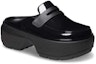 Lookbook Crocs Stomp High Shine Loafer 'Black' 210659-001