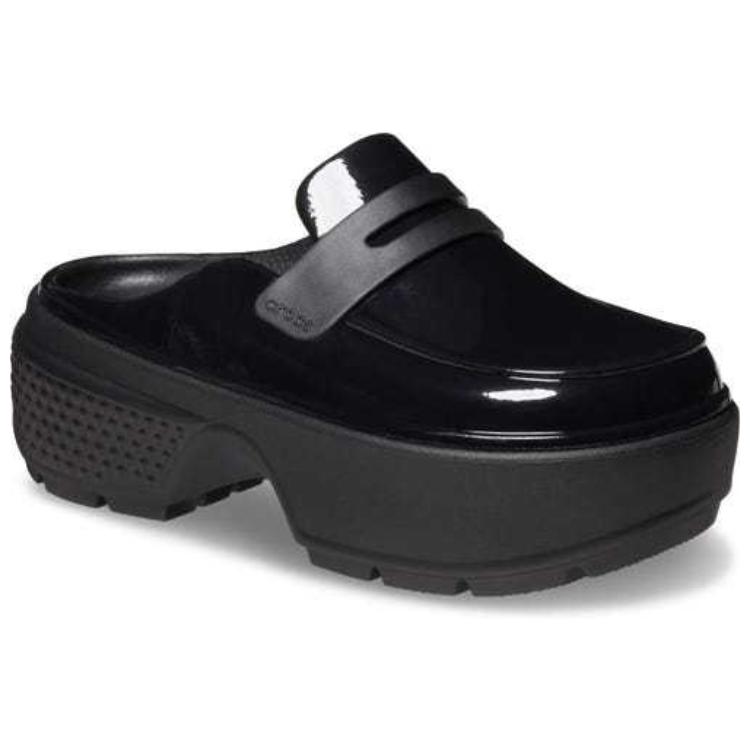 Shop Mocassini Lucidi Crocs Stomp ''Nero'' 210659-001