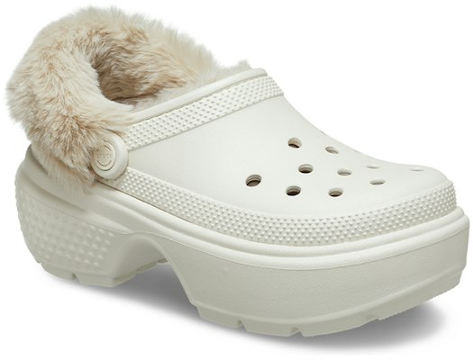(W) Crocs Stomp Lined Clogs 'Putih' 208546-160 Shop (W) Crocs Stomp Lined Clogs 'Putih' 208546-160