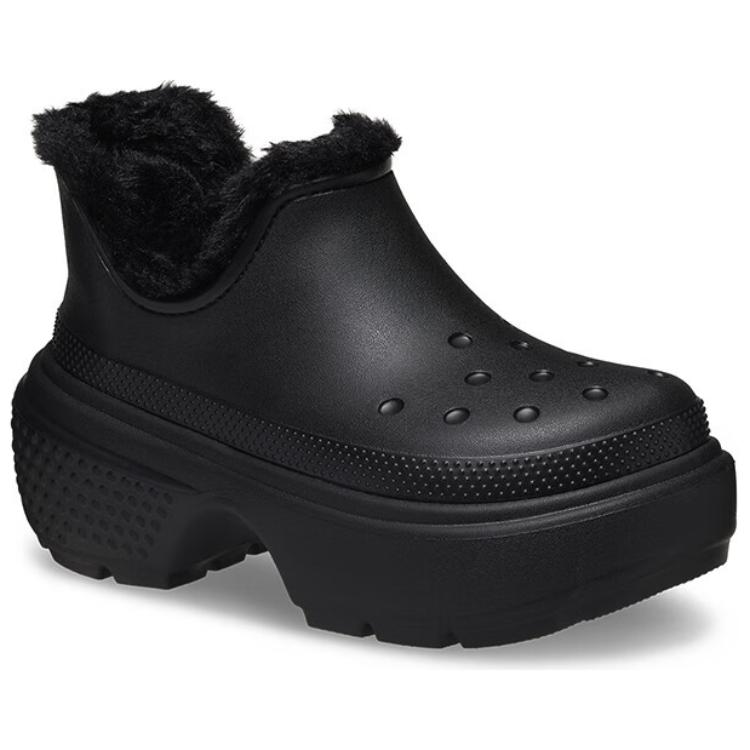 Shop Crocs Stomp Lined Shorty Boot Black 210673-060