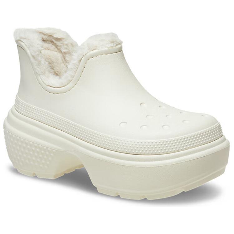 Shop Botas Cortas Acolchadas Crocs Stomp Linen 210673-0JI