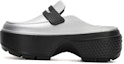 Buy Crocs Stomp Loafer 'Silver Black' 210363-01V