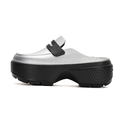 Crocs Stomp Loafer 'Silver Black'